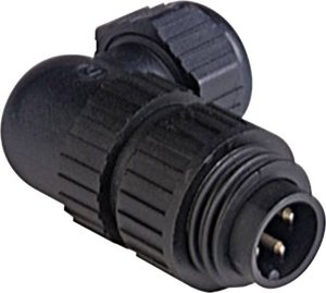 Złącza wtykowe do napięcia sieciowego serii CA, kątowe Hirschmann 934 128-100-1 CA 3 W LS, Ilość styków: 6 + PE, 16 A/AC / 10 A/DC, 1 szt.