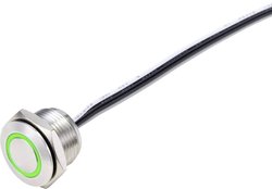 Przycisk TRU COMPONENTS TC-9219104, 16 mm, 24 V/DC, 50 mA, 1 szt.