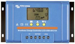 Solarny regulator ładowania Victron Energy Blue-Solar PWM-LCD&USB PWM 12 V, 24 V, 48 V 10 A