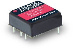 Przetwornica DC/DC, do PCB TracoPower THN 30-2415WI THN 30-2415WI, 30 W, 24 V/DC, 1.25 A, 1 szt.