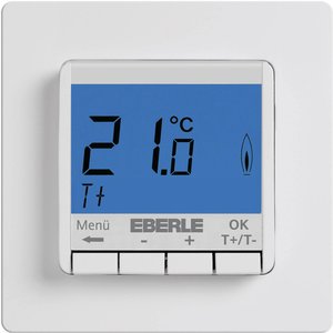 Termostat pokojowy Eberle FITNP-3R 527 8153 55 100, Zakres regulacji temperatury: 5 do 30 °C