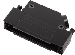 Obudowa złącza D-SUB encitech D45ZK37-BK-K 6560-0116-14, metal, 45 °, 1 szt.