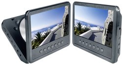 Odtwarzacz DVD na zagłówek z 2 monitorami Reflexion DVD 7052