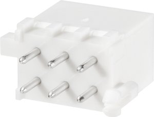 Obudowa złącza pin męskiego na PCB TE Connectivity Mini-Universal MATE-N-LOK 1-770875-0, wire-to-board, piny: 6, 9.5 A, 1 szt.