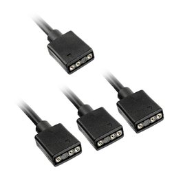 Kabel Y Kolink PGW-AC-KOL-114 [1x złącze żeńskie do wentylatora PC 3-pin - 3x złącze żeńskie do wentylatora PC 3-pin] 30 cm