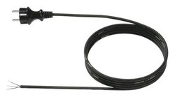Bachmann 323.185 3m czarny kabel zasilający Kabel Bachmann 323.185, 3.00 m, czarny