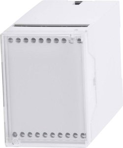 Obudowa CombiNorm ABS Bopla COMBINORM CN 55 AK 65005510.H Pokrywa osłaniająca: poliwęglan, zatrzaskowa, przejrzysta jak szkło (S x W x G) 55 x 75 x 109.5 mm szaro-biały (ral 7035) 1 szt.