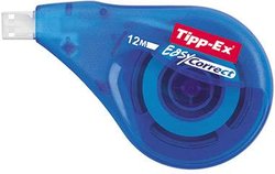 TIPP-ex® dozownik poprawek Easy correct 4,2 mm x 12 m (szer. X dł.) zastosowanie boczne 1 szt Tipp-Ex Rolka korekcyjna Easy Correct 4.2 mm biały 12 m 1 szt.