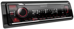 Odbiornik mediów cyfrowych z Bluetooth i radiem cyfrowym DAB+ Radio samochodowe Kenwood KMMBT408DAB, 4 x 50 W
