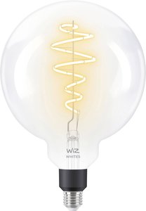 Filament w kształcie kuli WiZ 40W E27 XL Przezroczysty (TW) w jednym opakowaniu Żarówka LED WiZ 871869978673101 E-27 6.7 W = 40 W 470 lm  1 szt.