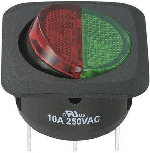 Przełącznik TRU COMPONENTS 1587960, 250 V/AC, 10 A, 1 x wł/wł, zatrzask, 1 szt.