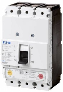 Wyłącznik zasilania Eaton NZMN1-M80 1 szt.  Zakres ustawienia (Prąd): 63 - 80 A Maksymalne napięcie przełączające: 690 V/AC (S x W x G) 90 x 145 x 88 mm