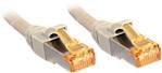 Kabel LAN LINDY 47269, 1 szt., RJ45, CAT 6, S/FTP, 15.00 m, szary