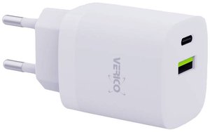 Verico Mojo 30W GaN 2 Ładowarka USB 30 W gniazdo Maksymalne natężenie wyjściowe 3000 mA Ilość wyjść: 2 x USB, USB-C