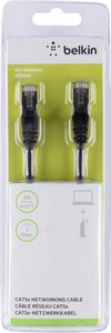 Kabel LAN Belkin A3L793BT02MBKHS, 1 szt., RJ45, CAT 5e, S/FTP, 2.00 m, czarny