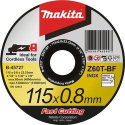 Tarcza tnąca prosta Makita  B-45727 115 mm 1 szt.