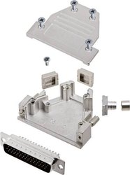 Zestaw listew męskich D-Sub encitech DCRP25-HDP44-CF65-CS80-K 6355-0882-03, rzędy: 3, styki: 44, 45 °, 180 °, 45 °, 1 szt.