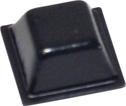 Stopka samoprzylepna do obudów i urządzeń TOOLCRAFT PD2126SW, 12,7 x 12,7 x 5,8 mm