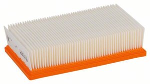 Płaski plisowany filtr poliestrowy, kwadratowy, 6150 cm², 240 x 140 x 56 mm Filtr falisty Bosch Accessories 2607432034  1 szt.