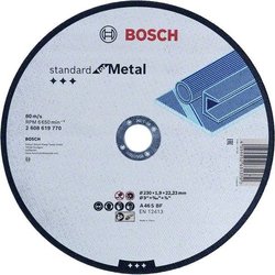 Tarcza tnąca prosta Bosch Accessories Standard for Metal 2608619769 180 mm 1 szt.
