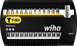 Zestaw bitów Wiha XLSelector Y-Bit 50 mm Phillips, Pozidriv, TORX® 31 szt. 1/4 '' Bity Wiha  41834 1 zest. krzyżakowy Phillips, krzyżakowy Pozidriv, TORX Plus