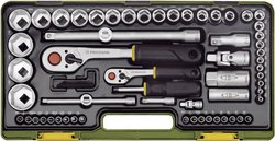 Klucze nasadowe z grzechotką Proxxon Industrial Super-set 23294, 1/4'' (6,3 mm), 1/2'' (12.5 mm), 65 szt.