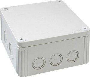 Skrzynka przyłączeniowa Wiska COMBI IND 1010/5, IP66/IP67, (D x S x W) 140 x 140 x 82 mm, szaro-biały (ral 7035), 1 szt.