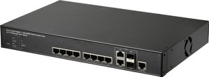 Renkforce RF-MSW-600 Switch sieciowy RJ45/SFP+ 8+2 Porty 1 GBit/s funkcja PoE