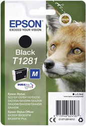 Epson atrament T1281 tusz oryginalny  Czarny C13T12814012