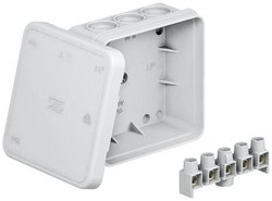Skrzynka przyłączeniowa OBO Bettermann A 11 5, IP54, (D x S x W) 40 x 85 x 85 mm, szary, 1 szt.