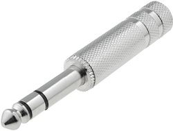 Złącze męskie jack 6,35 mm P3C Cliff FM1044 złącze męskie proste Ilość styków: 3 stereo srebrny 1 szt.