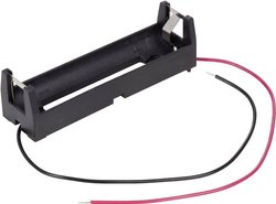 Komora baterii Velleman BH18650-1 1 x 18650, Kabel