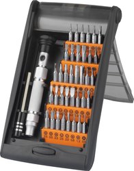 38-częściowy zestaw wkrętaków ze stopu aluminium firmy TOOLCRAFT Wkrętak do bitów TOOLCRAFT  TO-7116300