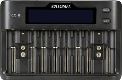 Ładowarka do akumulatorów VOLTCRAFT CC-8 LiIon, LiFePO, NiMH, NiCd