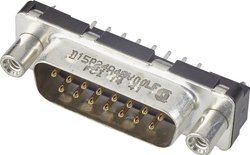 Listwa męska D-Sub FCI D-SUB D37P24A4GV00LF, rzędy: 2, styki: 37, 180 °, 1 szt.