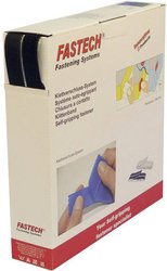 Taśma rzepowa do przyklejania na gorąco element z pętelkami i haczykami (D x S) 25000 mm x 20 mm czarny FASTECH® B20-SKL999925 25 m