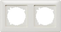 Siemens Osprzęt elektroinstalacyjny 2 x Ramka  Delta biały 5TG25520