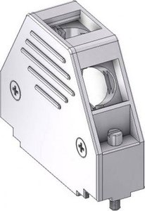 Obudowa złącza D-SUB Deltron Connectors DCM37M3, tworzywo sztuczne, metalizowane, 180 °, 45 °, 1 szt.