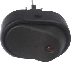 Przełącznik kołyskowy samochodowy TRU COMPONENTS TC-R13-133L-SQ RED 1587552, 12 V/DC, 30 A