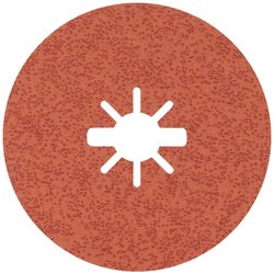 EXPERT R782 Prisma Ceramic Fibre Disc X-LOCK 115 mm 2223 mm G 36 Dysk fibrowy Bosch Accessories EXPERT R782 2608621804 5 szt.