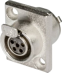 Złącze mini XLR żeńskie, 5-Pin Hicon HI-XMEF5