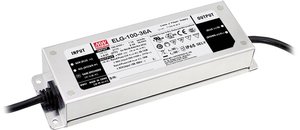 Mean Well ELG-100-24AB-3Y Sterownik LED  Stałonapięciowy 96 W 2 - 4 A 21.6 - 26.4 V/DC Funkcja ściemniania 3 w 1, Montaż w strefach zagrożonych wybuchem, Możlowość stosowania w meblach, Outdoor, Układ PFC, Ściemniacz, Regulowany, Zabezpieczenie przed prze