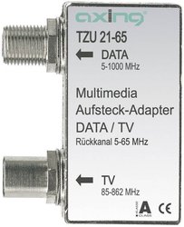 Adapter multimedialny Slip-on  Axing TZU 21-65 TZU 21-65, 1 szt.