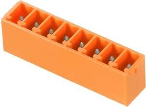 Obudowa złącza pin męskiego na PCB Weidmüller SC 3.81/08/180G 3.2SN GN BX 1793660000, wire-to-board, piny: 8, 10 A, 50 szt.
