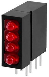 Moduł LED Vossloh Schwabe WU-1841 521130.02, 1.8 mm, 32 mcd, 1 szt.