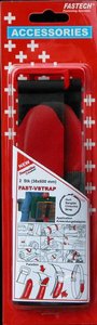 Taśma rzepowa z paskiem element z pętelkami i haczykami (D x S) 600 mm x 38 mm czarny, czerwony FASTECH® 690-330 2 szt.