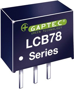Przetwornica DC/DC, do PCB Gaptec LCB78_05-0.5 10020533, SIP-3, 2.5 W, 5 V/DC, 500 mA, 1 szt.