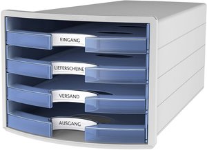 Szafka z szufladami HAN 1013-64 szary błyszczący DIN A4, DIN C4 Ilość szuflad: 4