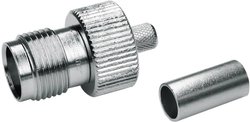 Złącze TNC Telegärtner J01011A2265 J01011A2265 złącze żeńskie proste 50 Ω 1 szt.