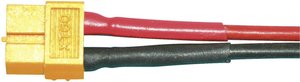 Kabel akumulatora Modelcraft 58368-10 [1x złącze żeńskie XT60 - 1x z wolnym końcem] 10.00 cm 1 szt.